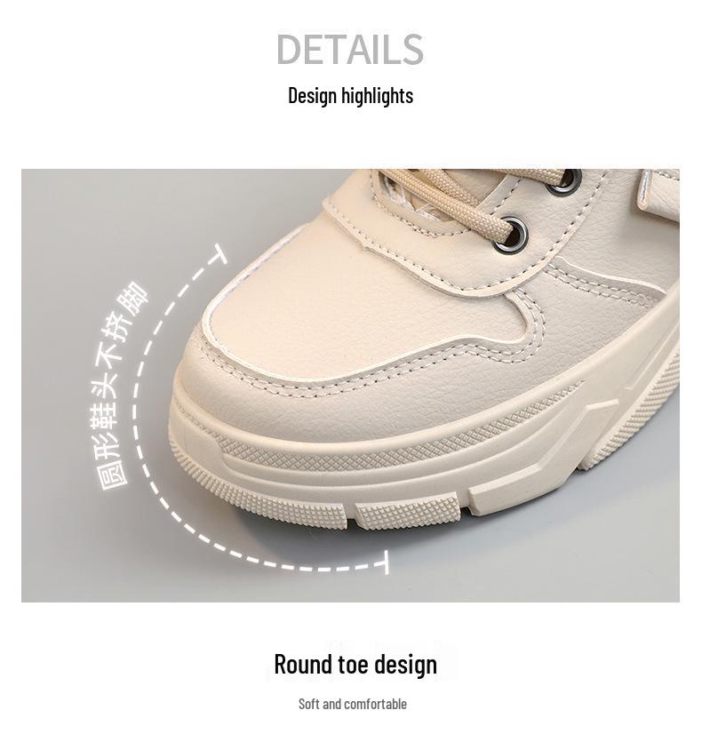 Winter 2024 Damen Trendige Dickbesohlte Fleecegefütterte Martin Boots