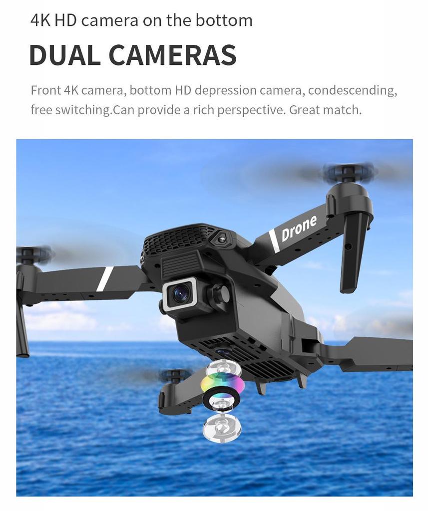 E88PRO 4K Dual Camera Drone with Long-Endurance and Altitude Hold
