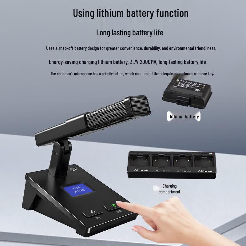 HuiDu HD-8000M Wireless Conference Microphone System with Camera Tracking (CN Version)