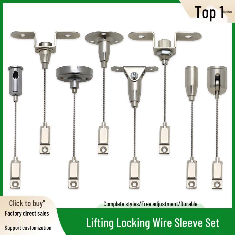Steel Wire Rope for Hanging Picture Frames and Advertising Boards with Safety Hook
