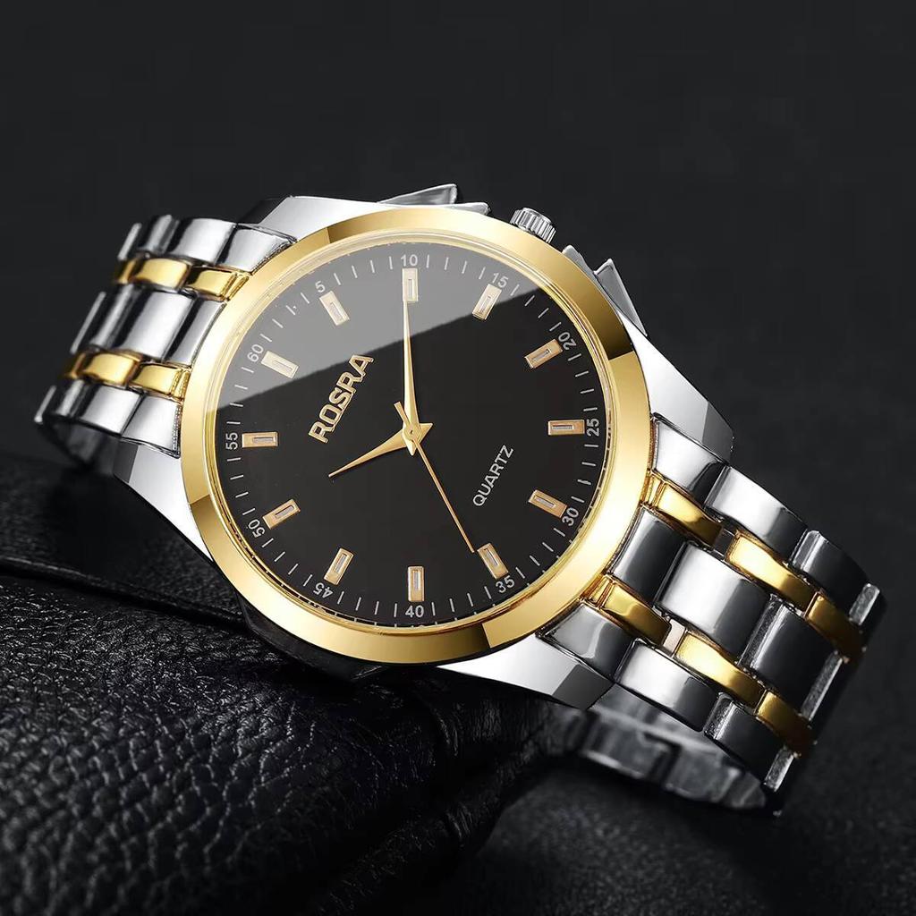 Luxury Stainless Steel Strap Men Business Watches Fashion Women Quartz Wristwatches Clock Reloj Hombre