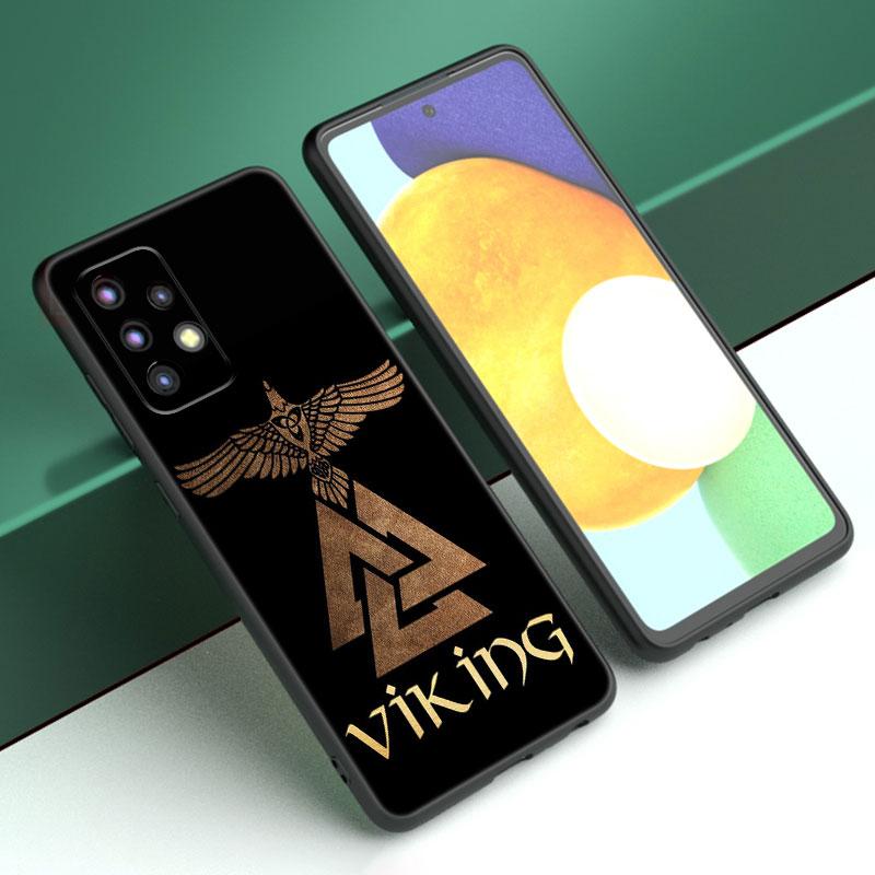 

Чехол для телефона с логотипом Viking Vegvisir для Samsung A04 A21 A30 A50 A52 S A13 A14 A22 A23 A32 A53 A73 5G A11 A12 A31 A33 A51 A70 A71 A72 Samsung A73 5G