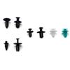 405Pcs Plastic Car Mixed Bumper Door Fender Liner Fastener Clip +50Pcs Cable Tie