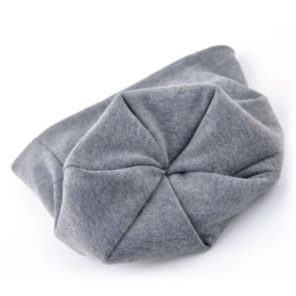 Bonnets d'automne pour bébés garçons et filles, couleur unie, doux, en coton tricoté, pour enfants