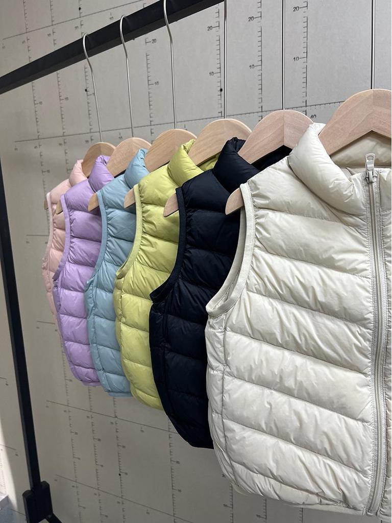 Colete de Penas Leve para Crianças: Jaqueta Estilosa 2025 para Meninos e Meninas