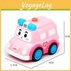 Cartoon Design Ambulance Airplane Train Taxi Model Children Toy For Toddler Play And Development