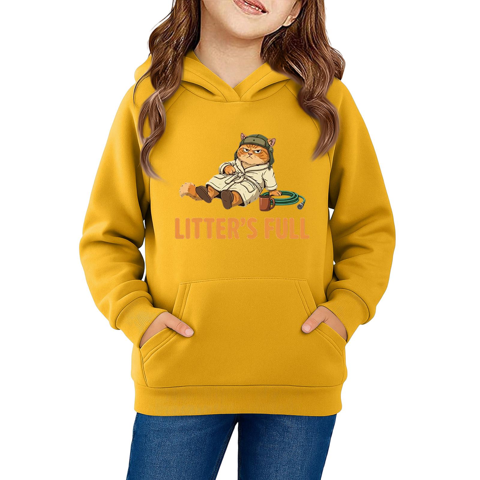 

Толстовки для девочек-подростков, толстовки с длинным рукавом, пуловер с завязками, симпатичная толстовка большого размера 160