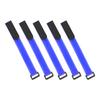 DUUTI 5Pcs 19cm Bicycle Handlebar Strap Bicycle Nylon Hook Loop Fixing Tape Adhesive Strap Bleu