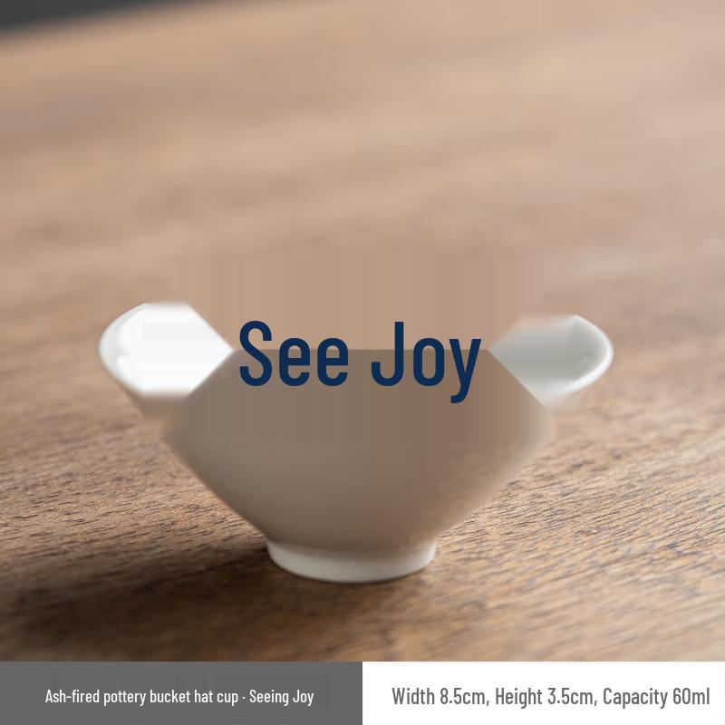 Chaxun Hand-painted Ash Douli Teacup
