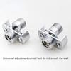 Universal Curved Foot Shower Faucet Installation Accessories Lengthened Adjustable Angle Shower Valve Universal Curved Foot