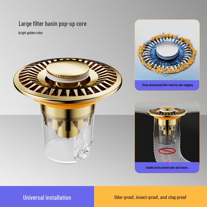 Pop-up Basin Drain Stopper