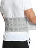 Adjustable Working Waist Back Brace Lumbar Support Belt With Four Support Bars,two Fish Scale Springs