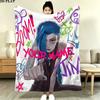 Custom Jinx Blanket, High Quality Comfortable for All Seasons, Home Decor, Warmth and Comfort