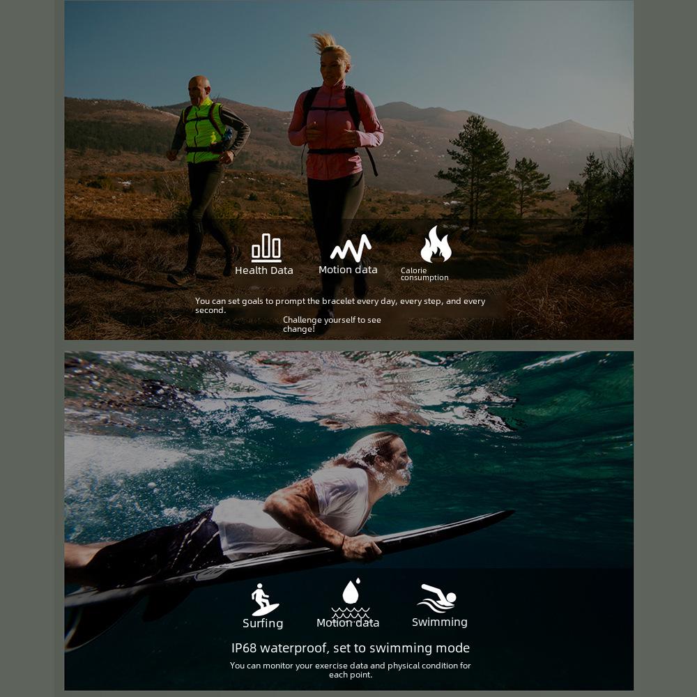 C22 Smart Watch: New 1.6" Display, Bluetooth Calling, Music Player, Outdoor Sports Tracking, Step Counter, 3ATM Waterproof.