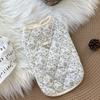Printed Dog Winter Coat Warm Soft Dog Jacket New Padded Vest  for Small Medium Dogs