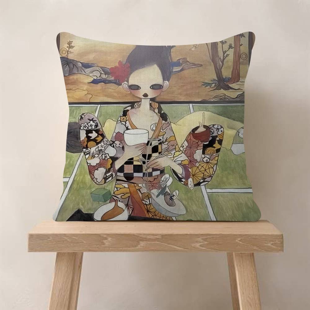 Aya Takano Decorative Personalized Picture Text Home Decorative Pillows Household Gifts Xcm