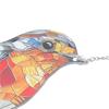 Colorfully Art Acrylic Bird Pendant Window Charm Decorative Chain Hanging Decors For Home Garden Gift For Lover