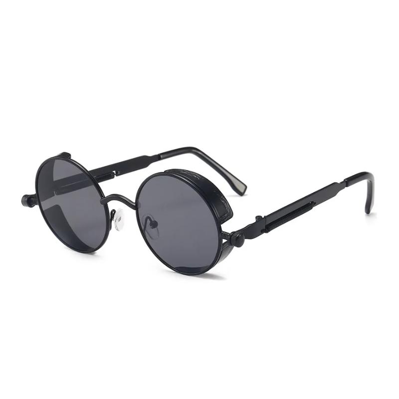 Classic Gothic Steampunk Sunglasses Sun Glasses Men Women Brand Designer Vintage Round Eyeglasses Fashion Driving Goggle UV400