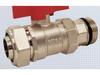 1-Inch Aluminum-Plastic Ball Valve for Underfloor Heating, 32mm External Thread Double Union Manifold.