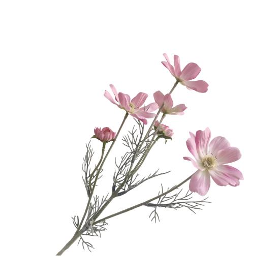 Künstliche Cosmeenblüten 6 Köpfe Kunstseiden-Cosmeen mit Stiel Falscher Wildblumenstrauß für Vase Hochzeitsparty Frühling Sommer Heimdekoration