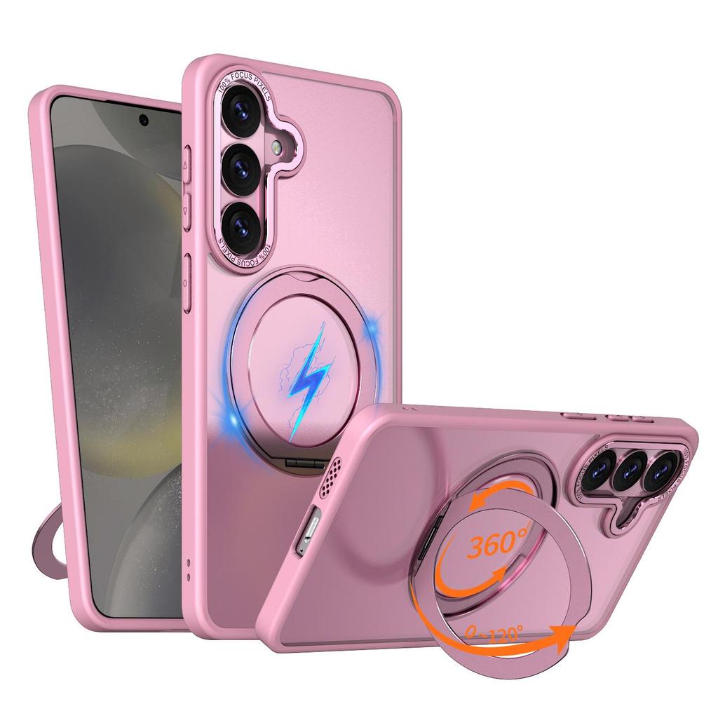 Samsung S26 Ultra Telefoonhoesje met 360 Draaibare Standaard - Valbestendig Beschermhoesje voor S25/S24 Plus