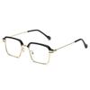 Anti-Blue Light Reading Glasses Fashion Classic Metal Half-frame Readers Eyewear Men Women Eye Protection Presbyopia Eyeglasses