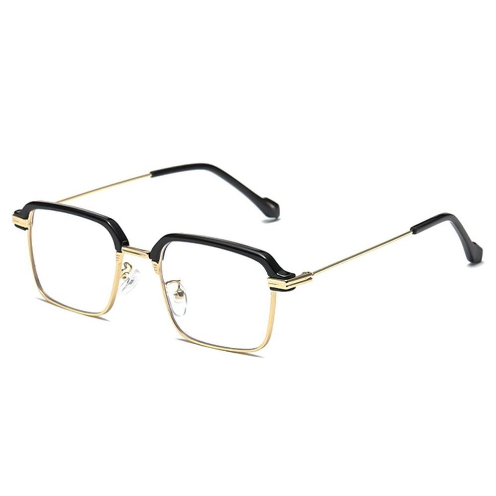 Anti-Blue Light Reading Glasses Fashion Classic Metal Half-frame Readers Eyewear Men Women Eye Protection Presbyopia Eyeglasses