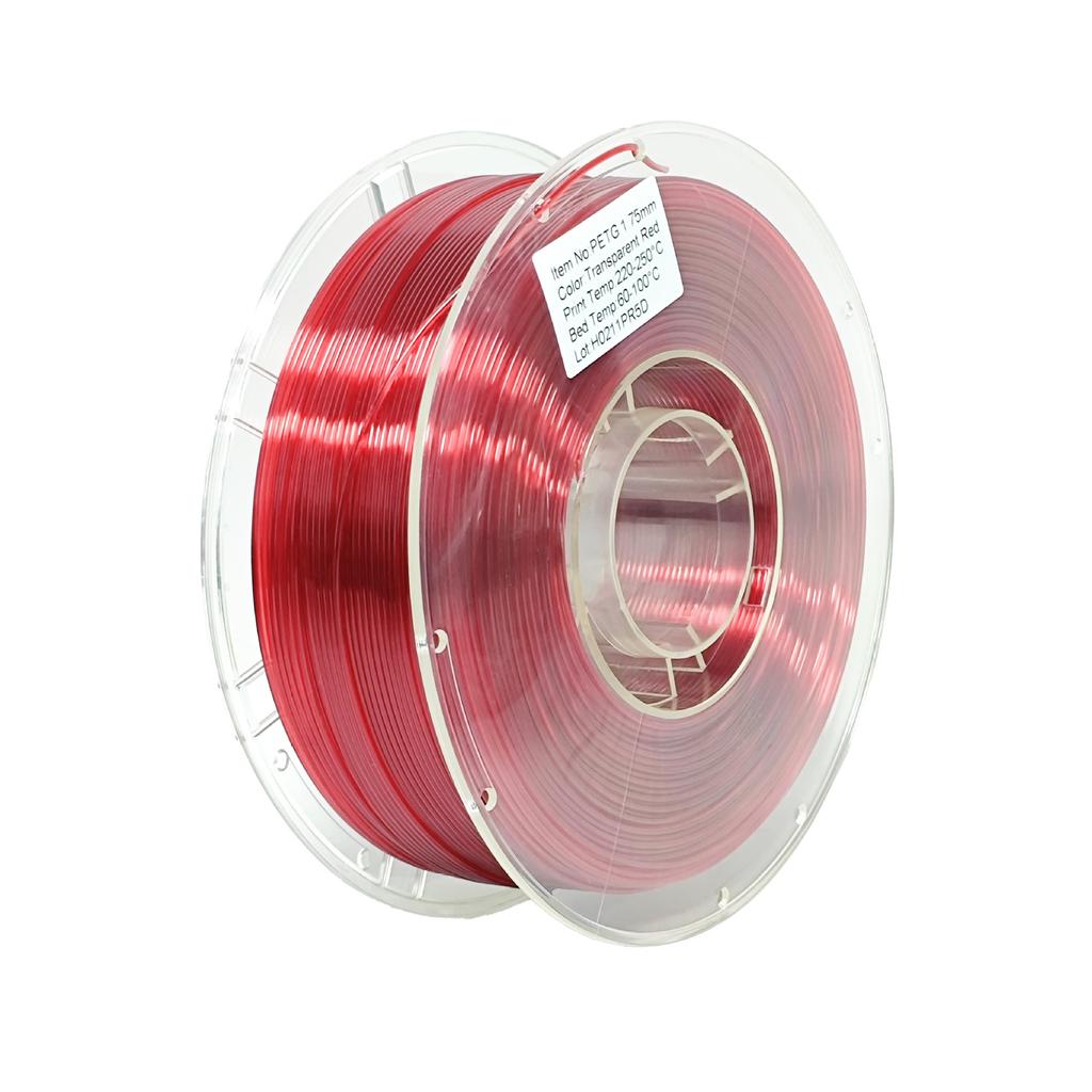 Best Quality 3d Printer Plastic Filament 1.75mm FDM 3d Printer Machine PETG Metallic Red Copper, Bronze, Gold, Silver Filament