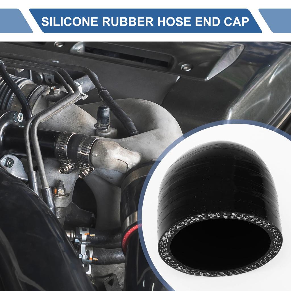 X AUTOHAUX Silicone Cap Silicone Plug Pipe Treatment Blind Plug