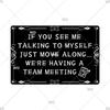 Funny Quote Sarcastic Vintage Posters Life Tin Sign Retro Plaque Metal Plate Wall Art Decor for Home Garden Courtyard Room Gift
