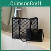 Street Style Pu Small Purse With Letter Design For Casual Outings And Shopping