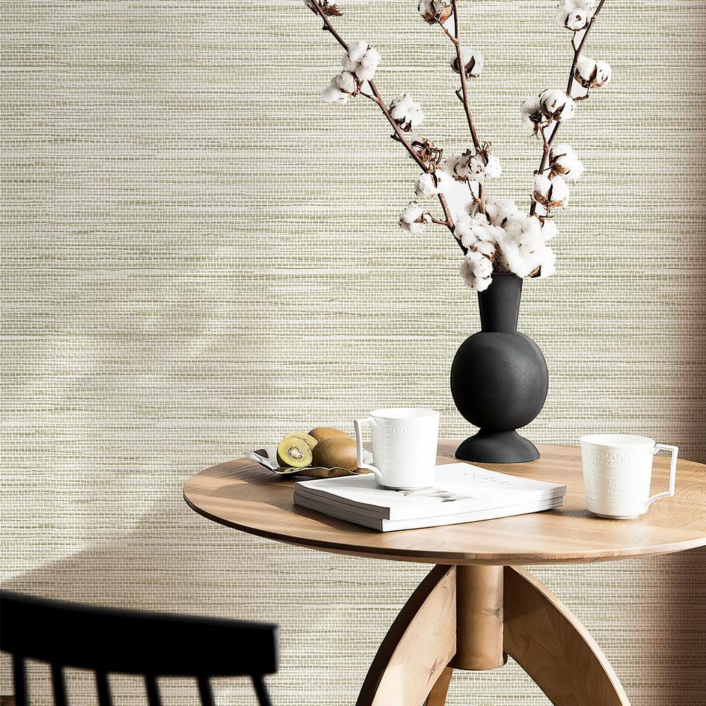 Light Yellow Texture Wallpaper Peel And Stick Waterproof PVC Cabinet Sticker Kitchen Bathroom Wall Decoration Contact Paper