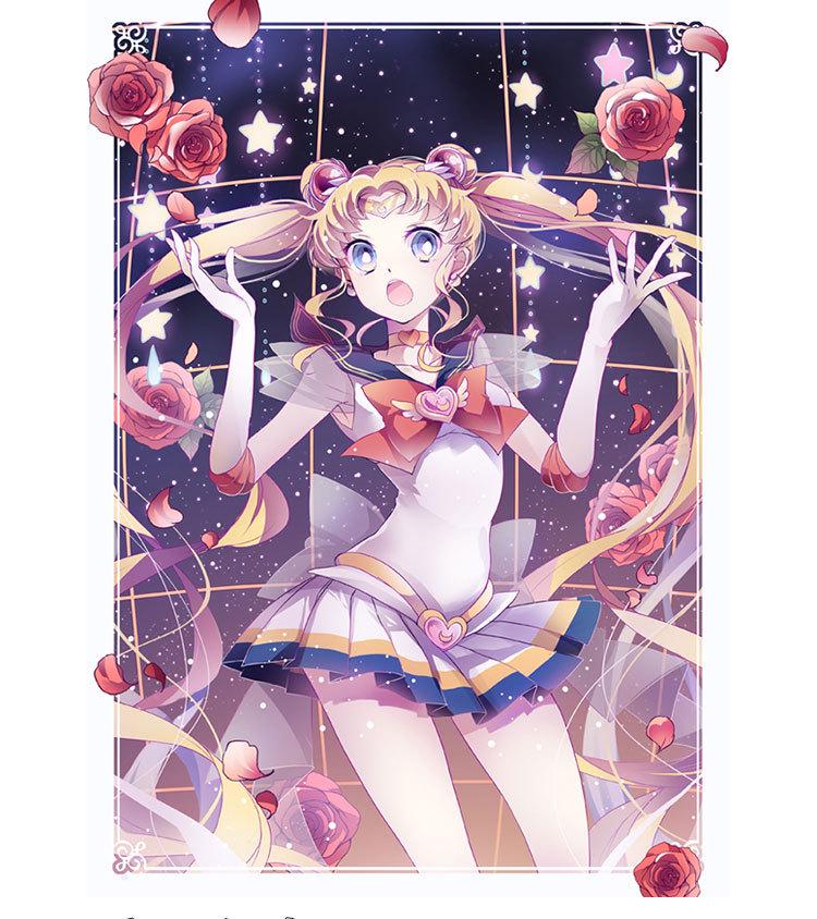 Cosplay kostým Sailor Moon Mizuki Rei pro děti a dospělé - Kompletní sada
