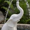 Solarbetriebene Poolfontäne Tierstatue Fontäne, Vogelbad mit LED-Leuchten, Schwimmende Pumpe für Gartenteich Hinterhof-Dekoration Automatisch