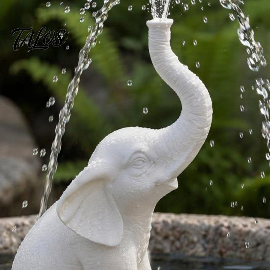 Solarbetriebene Poolfontäne Tierstatue Fontäne, Vogelbad mit LED-Leuchten, Schwimmende Pumpe für Gartenteich Hinterhof-Dekoration Automatisch