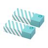 Amazing Odor-proof Bag Bos Striped Package Set of 2/mint Green S Size 200 Pieces for Processing Baby Diapers, Pet Poo, Food Waste, Sanitary Items, Etc