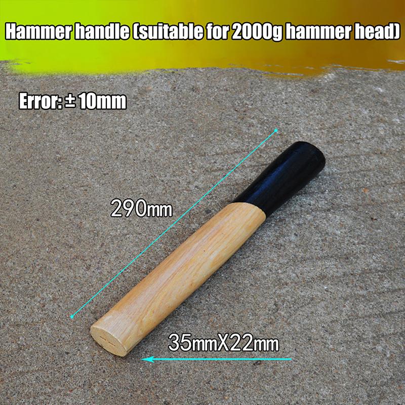 Replacement Hammer Wooden For Steel Nail Claw Iron Square Hammer Wooden Handle Hickory Hatchet Handle Curved Axes
