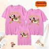 2026 Year of the Horse Red T-Shirt: Pure Cotton Festive Family Matching Outfits for New Year Celebration- Short Sleeve Parent-Child Wear
