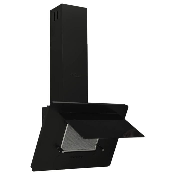 VidaXL Wall-Mounted Hood Extractor Hood Kitchen Hood Extractor with Interior Fan 60 Cm Stainless Steel and Glass 51662