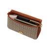 Coach Soft Tabby 27 Gold Logo Flap Snap Classic Monogram Hardware Leather Saddle Bag Handbag Shoulder Bag Large Women Handbag Brown Gray CM536-B4TA7