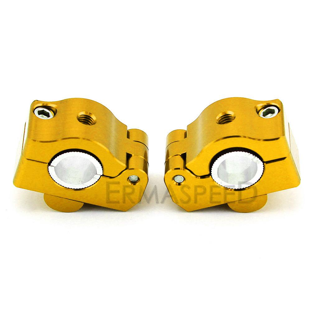 CNC Aluminum Motorcycle Handlebar Risers Universal 22mm 28mm Handle Bars Heightening Riser Mount Clamp For Dirt Bike MT09