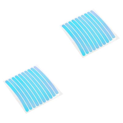 20pcs Adhesive Reflectors Sticker Door Handle Safety Warn Sticker Waterproofed for Road Marking