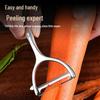 Zinc Alloy Melon & Fruit Peeler - Non-Inductive Steel Peeling Knife