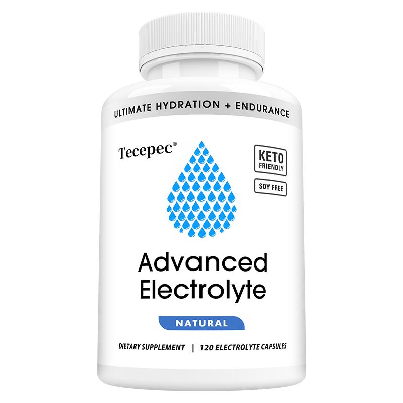 Advanced Electrolyte Supplement, With Vitamin, Chloride, Sodium, Potassium, 120 Capsules Per Bottle 120 Capsules