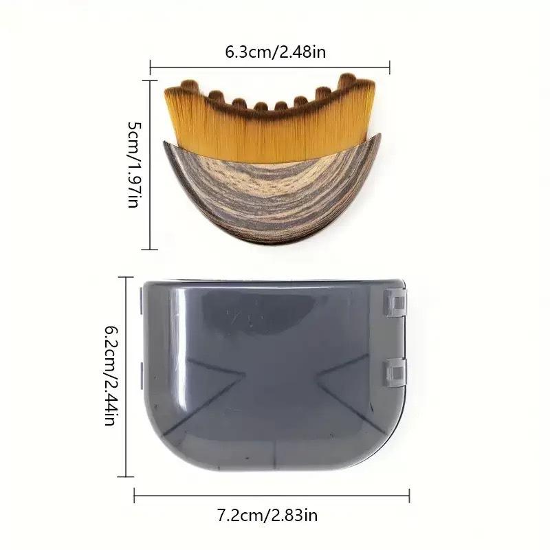 Lymphatic Contour Face Brush Dry Brushing Face Brush Lymphatic Drainage Massager for Face Chin Jawline Sculpting The Skin