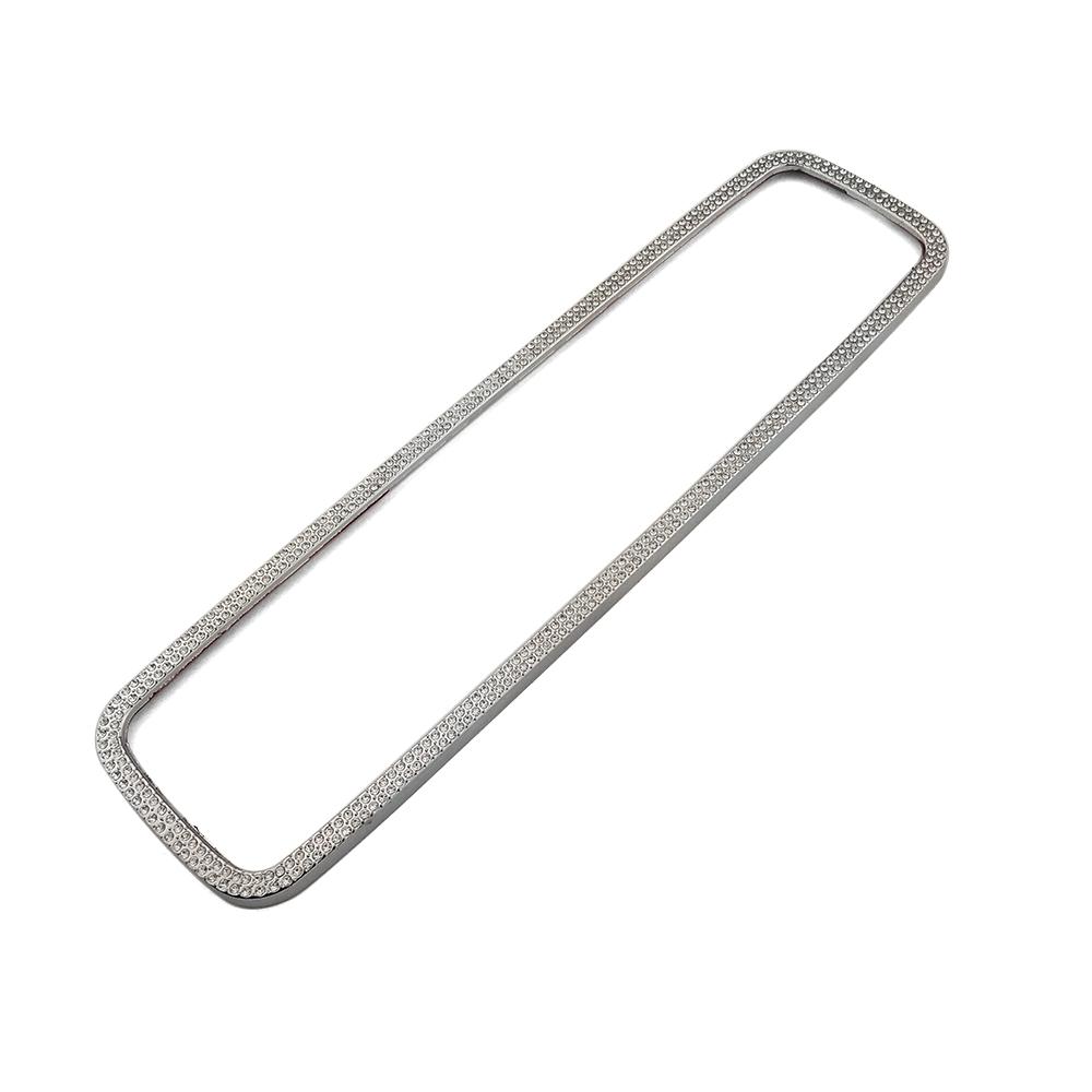 For Mercedes Benz E Class W213 2016-2019 Interior Rearview Rear View Mirror Cover Trim Sticker Artificial Crystal Diamond Decal