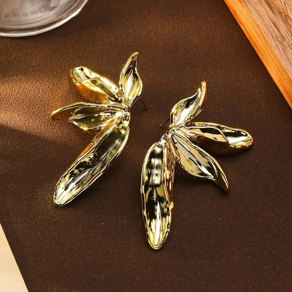 ZAA Vintage Gothic Black Zircon Crystal Rhinestone Flower Earrings for Women Fashion Holiday Party Luxury 2026 Gifts