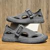 New Summer Breathable Sandals Outdoor Net Surface Beach Shoes Leisure Hollow Deodorant Soft Sole Wear-resistant Frame  Shoes
