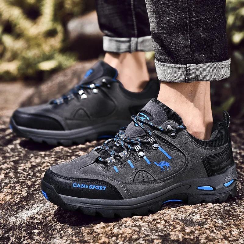 Outdoor Heren Wandelschoenen Antislip Klimmen Trekking Jacht Sneakers Atletische Loopschoenen Ademende Casual Schoenen