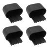 4 Piezas Almohadillas para Patas de Mesa de Goma Antideslizantes Fáciles de Usar Protectores Ovalados para Patas de Muebles para el Hogar